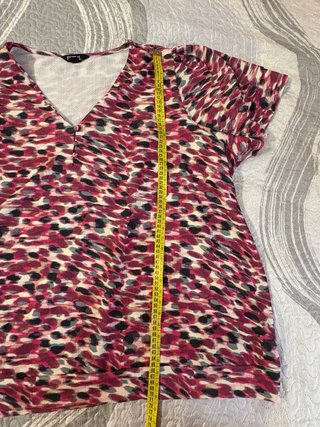 Camiseta estampada multicolor T 3XL,equivale 54-56