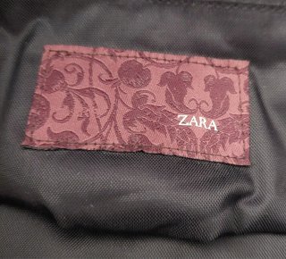 Bolso de piel Zara negro