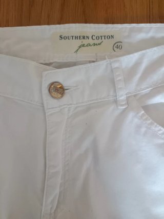 Bermuda blanca Southern Cotton Talla 40
