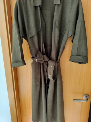 Vestido verde oliva