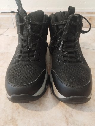 Zapatillas Trekking Mujer Skechers Negras/Grises