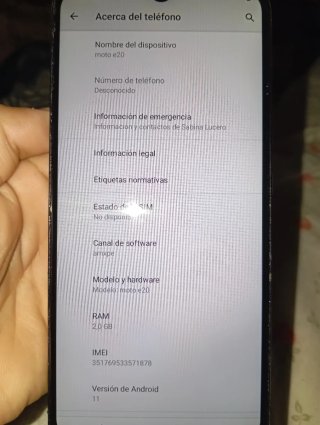 Motorola E20 32GB Gris