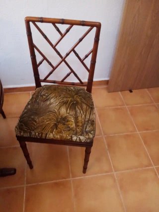 Mesa comedor vintage + 6 sillas