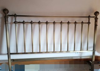 Cabecero Cama 180cm Metal Dorado