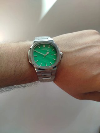 Reloj seiko Mod Nautilus Lima 42mm Verde