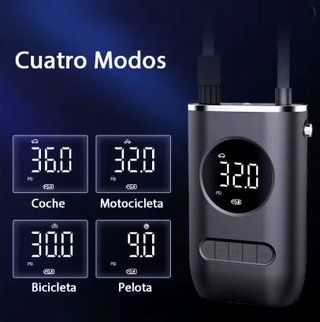 Compresor inalámbrico portátil coche 2 boquillas