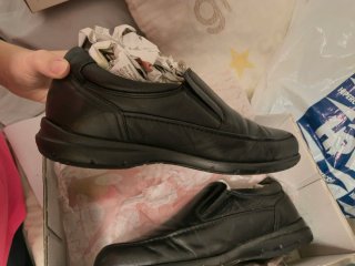 Zapatos Fluchos Hombre Negro