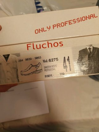 Zapatos Fluchos Hombre Negro