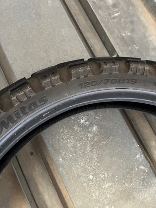 Rueda Delantera Mitas 120/70B/19 Enduro Trail+