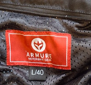 Pantalón Moto Armure Negro con Tirantes