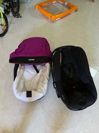 Trio Carro de bebé Bebecar i-Pop morado