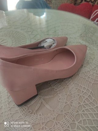 Zapatos de raso para fiesta color rosa