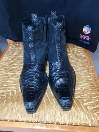 Scarpe ROSSI  Pitone
