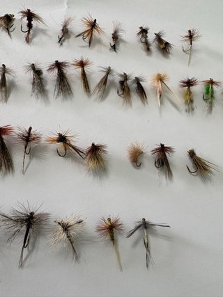 Moscas pesca tricopteros ,efemeras etc (por lotes)