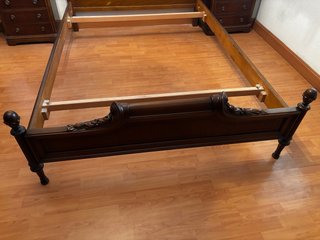 Estructura Cama Madera Maciza Clásica