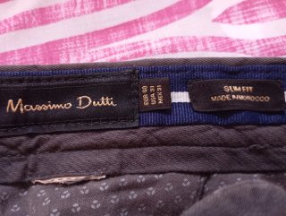 Pantalón Massimo Dutti Slim Fit Talla 40