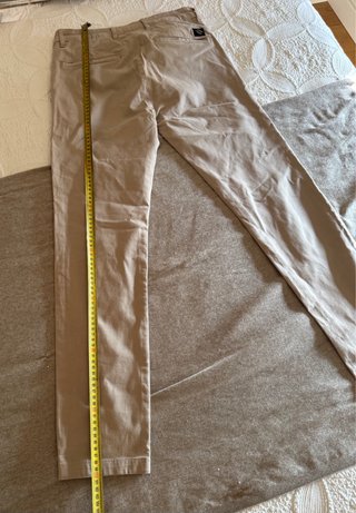 Pantalón chino Zara Hombre Beige