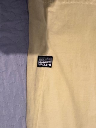 Camiseta G-Star RAW amarilla