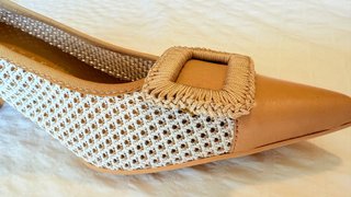 Zapatos Hispanitas Piel y Malla Talla 38