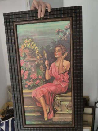 Cuadros mujer antiguos