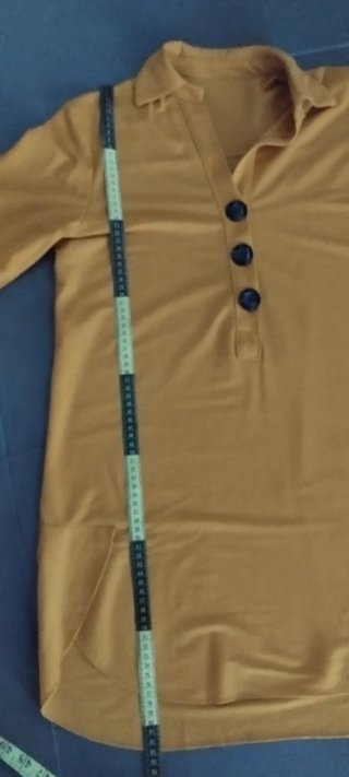 Vestido Mostaza Talla XL