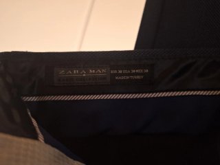 Traje Zara Man Azul Marino Talla M
