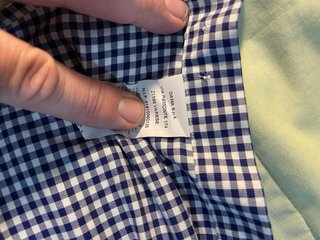 Camisa Paul & Shark Cuadros Vichy Azul/Blanco
