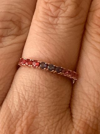 Anillo Zafiros Multicolor
