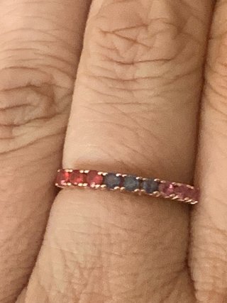 Anillo Zafiros Multicolor