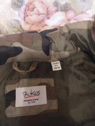 Gilet bimbo Blukids camouflage