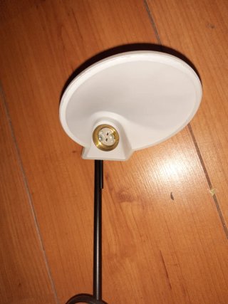 Lámpara de mesa FASE negra y blanca