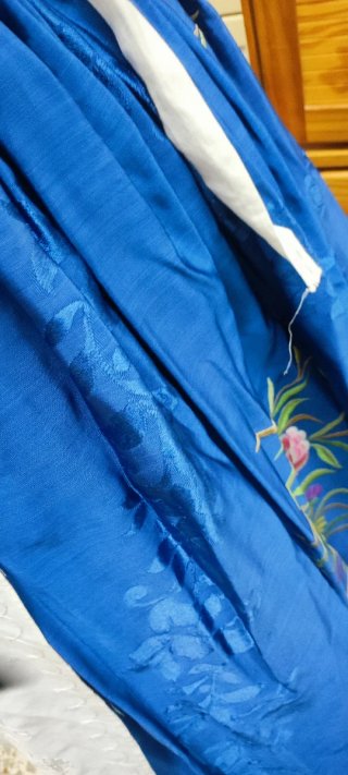 Falda Fallera / Dansaes , color azul .