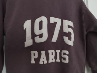 Sudadera malva de Zara, talla 8-9 años