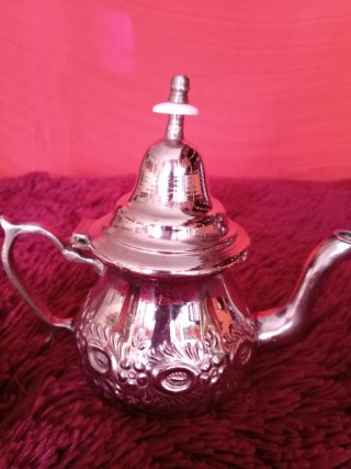 Tetera Marroquí y Vasos