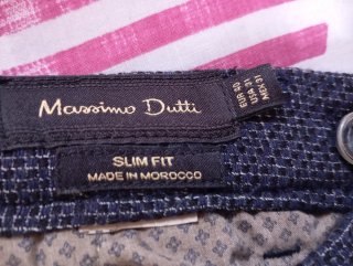 Pantalón Massimo Dutti Slim Fit Talla 40
