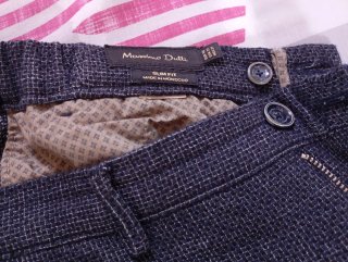Pantalón Massimo Dutti Slim Fit Talla 40