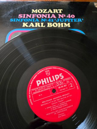 Vinilo Mozart Sinfonías 40 y 41 Júpiter Karl Böhm