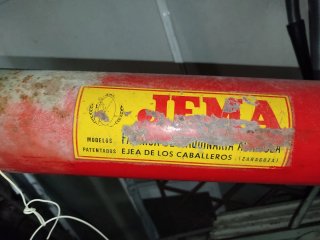 Cargador sinfín para grano Motor gasolina.