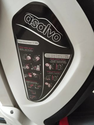 Silla de coche Asalvo grupo 1-2-3