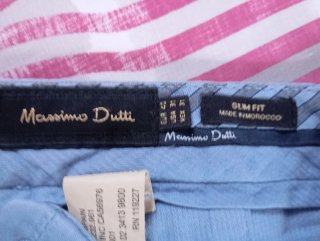Pantalón Massimo Dutti Slim Fit Talla 40