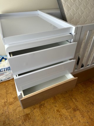 Cuna convertible en cama nido 90cm