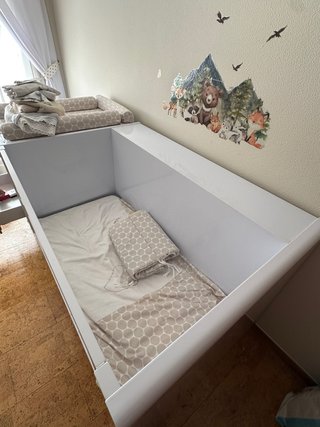 Cuna convertible en cama nido 90cm