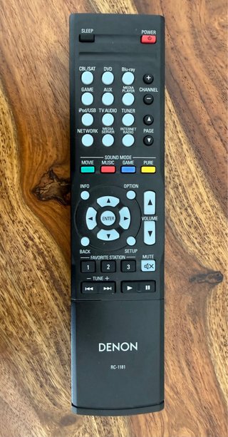 Denon AVR-X1000 Amplificador con Micrófono