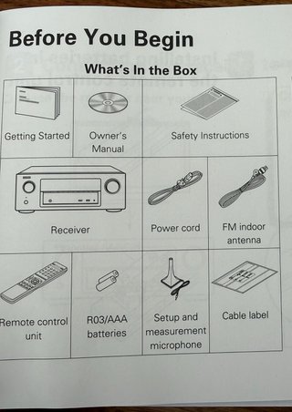 Denon AVR-X1000 Amplificador con Micrófono