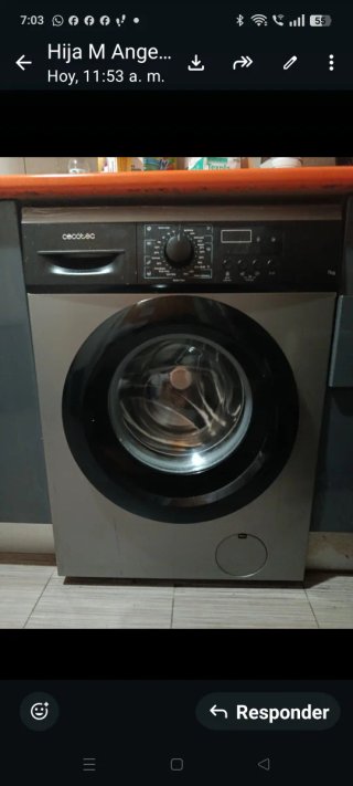 Lavadora Cecotec 2 años uso
