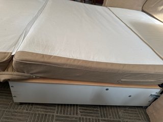 Sofá Cama Ikea Beige Tela