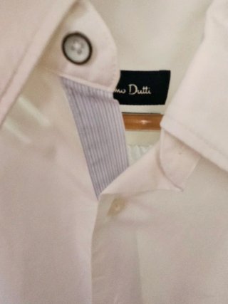 Camisa Massimo Dutti Blanca Hombre