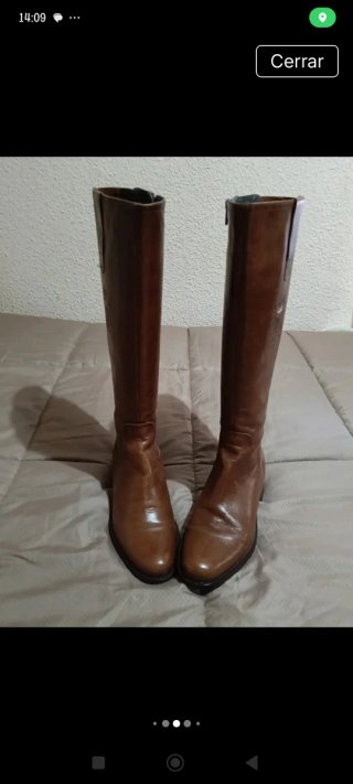 Botas de piel marrones de marca