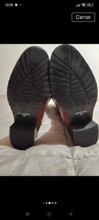 Botas de piel marrones de marca