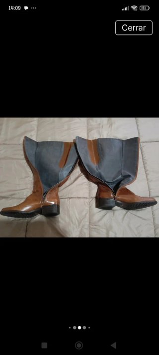 Botas de piel marrones de marca